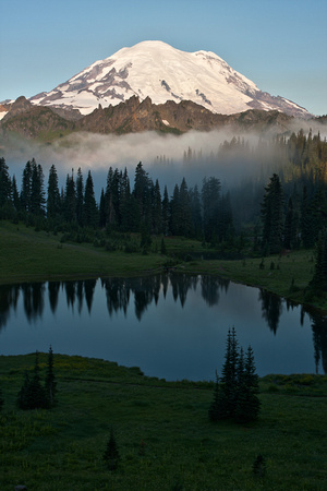 Mount Rainier and Tipsoo Lake