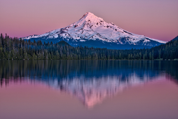Mount Hood Sunset at Lost Lake