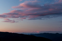 Sunset over the Cascades