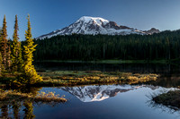 Mount Rainier and Reflection Lake