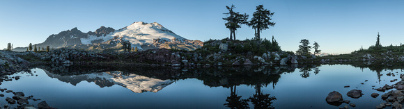 Mount Baker Reflected in Park Butte Tarn