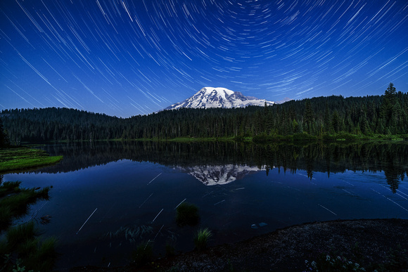 Reflection Lake By Moonlight