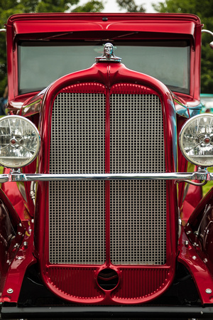 Velvet Red 1930 Pontiac 3 Window Coup