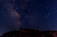 The Milky Way over Badlands National Park