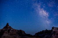 The Milky Way over Badlands National Park