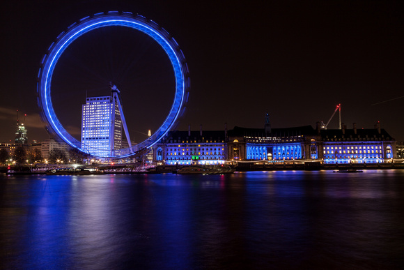 London Eye and the Thames