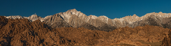 Moonset Over Lone Pine
