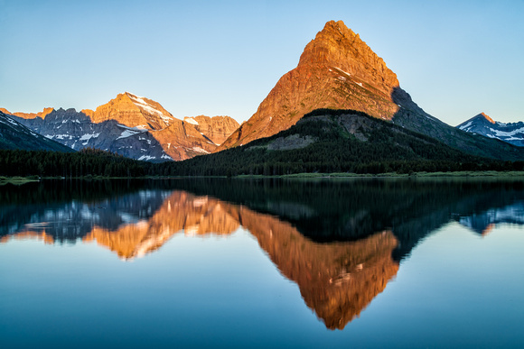 Mount Grinnell and Swiftcurrent Lake