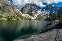 Colchuck Lake, with Dragontail Peak, Colchuck Peak, and Aasgard Pass