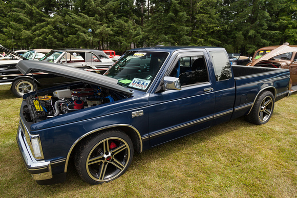Blue 1987 Chevy S10