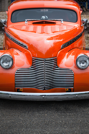 Orange Chevy Coupe