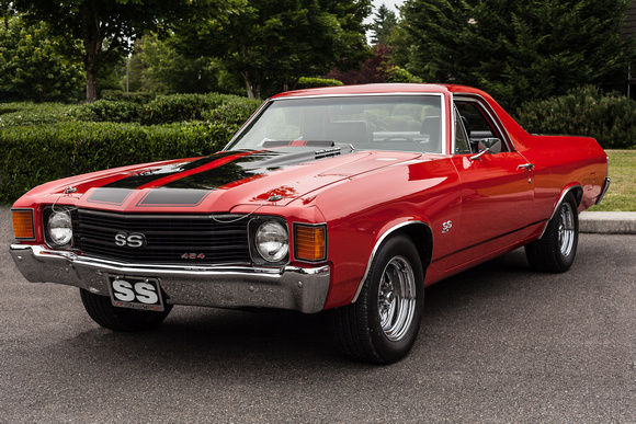 Shelby Red 1972 Chevy El Camino SS