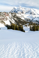 Mount Shuksan In Winter