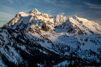 Mount Shuksan In Winter