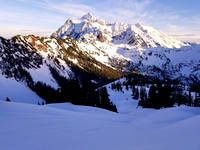 Mount Shuksan in Winter