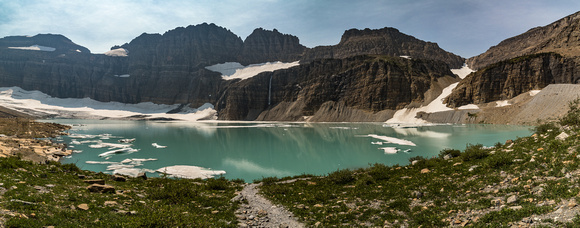 Grinnell Lake and the Garden Wall