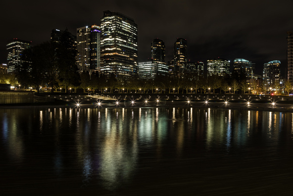 Bellevue and Night. Bellevue, Washington