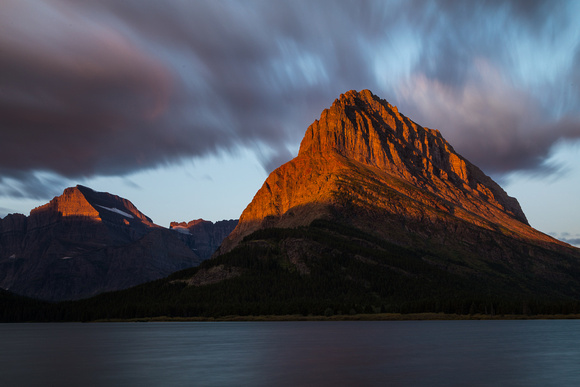 Mount Grinnell, Mount Gould, and Swiftcurrent Lake