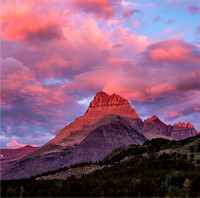 Mount Wilbur, Many Glacier, Glacier National Park, Montana