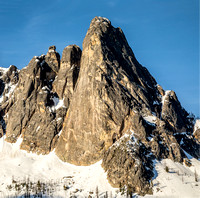 Liberty Bell and Early Winter Spires, North Cascades National Park, Washington