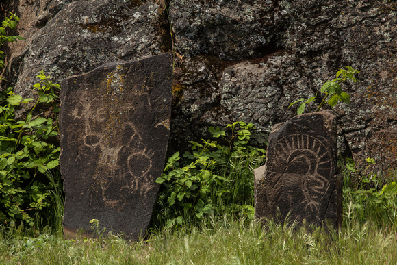 Horse Thief Lake State Park Petroglyph